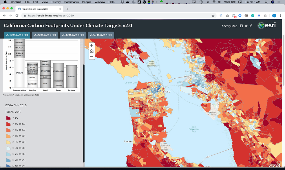 coolclimate maps of SF Bay Area 